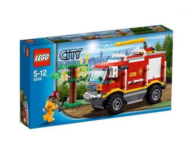 LEGO Set-4x4 Fire Truck-Town / City / Fire-4208-3-Creative Brick Builders